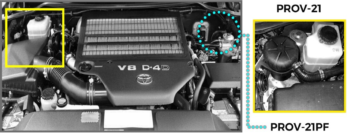Western Filters Provent 200 For Toyota Landcruiser VDJ200 4.5L Drivers Side Kit