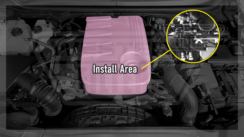 Western Filters Pre-Filter Kit For Ford Ranger & Mazda BT-50 2.2L & 3.2L 2011 - On​​​​​​​ >>NO BRACKET KIT<< Fits With Provent Kit
