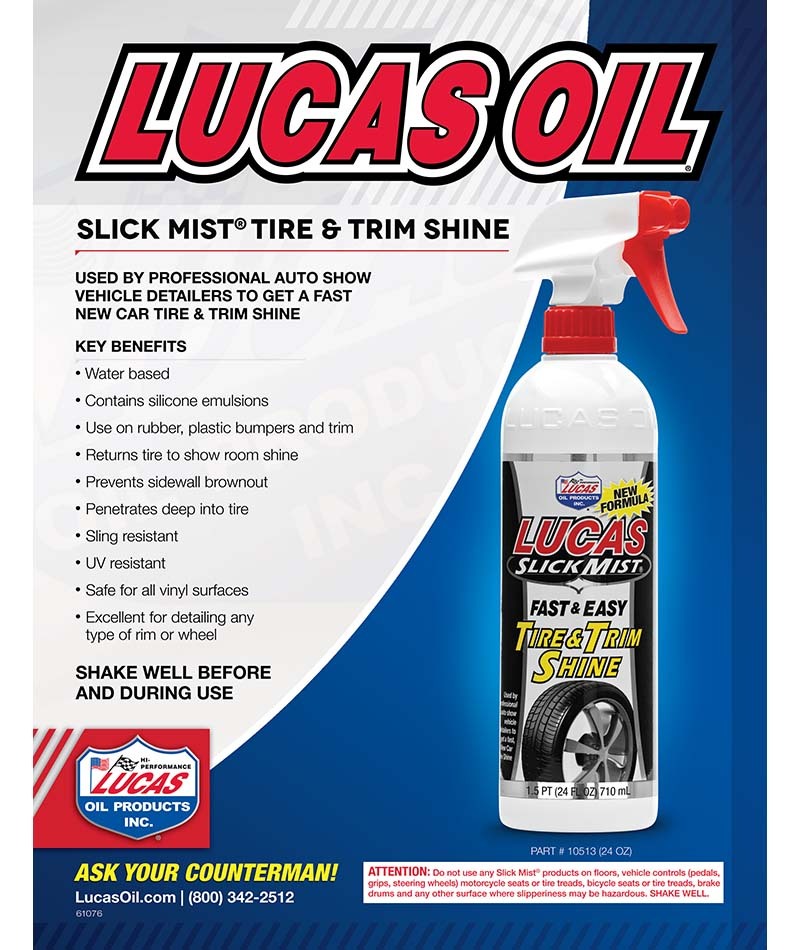 Lucas Slick Mist Tire & Trim Shine 710ml