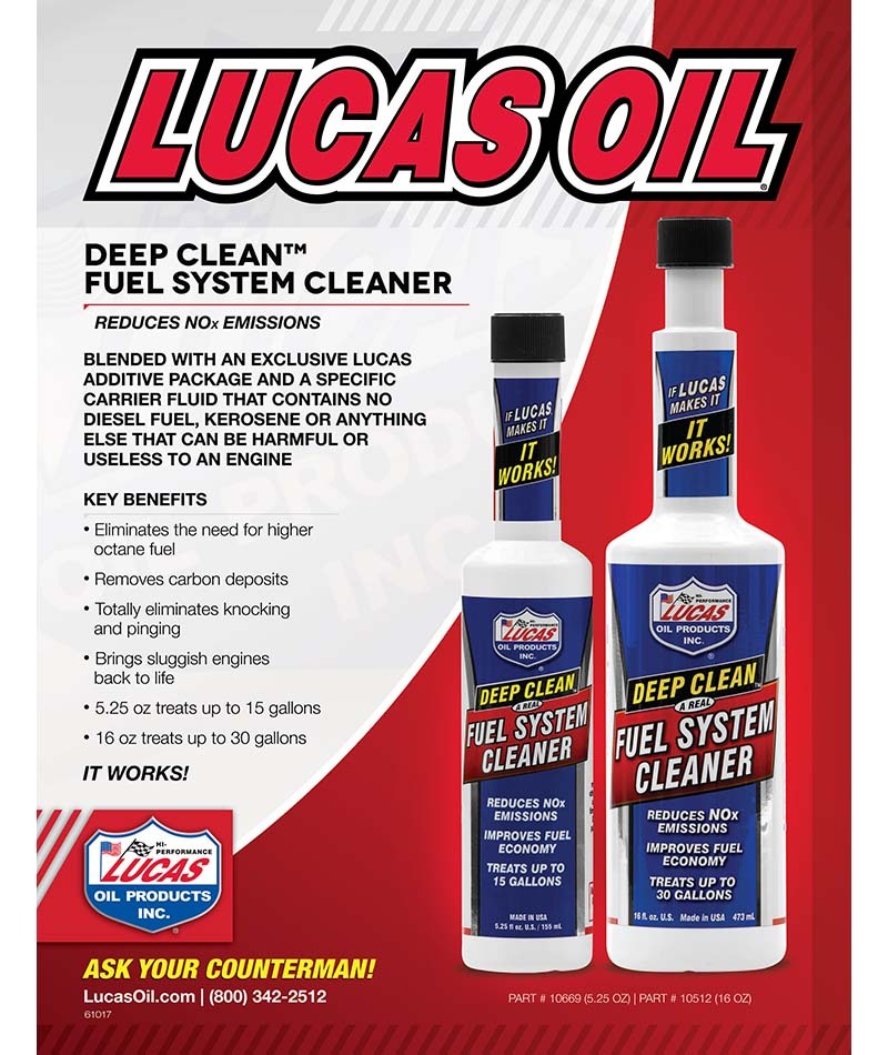 Lucas Deep Clean Fuel System Cleaner Petrol Injector Cleaner 473ml 