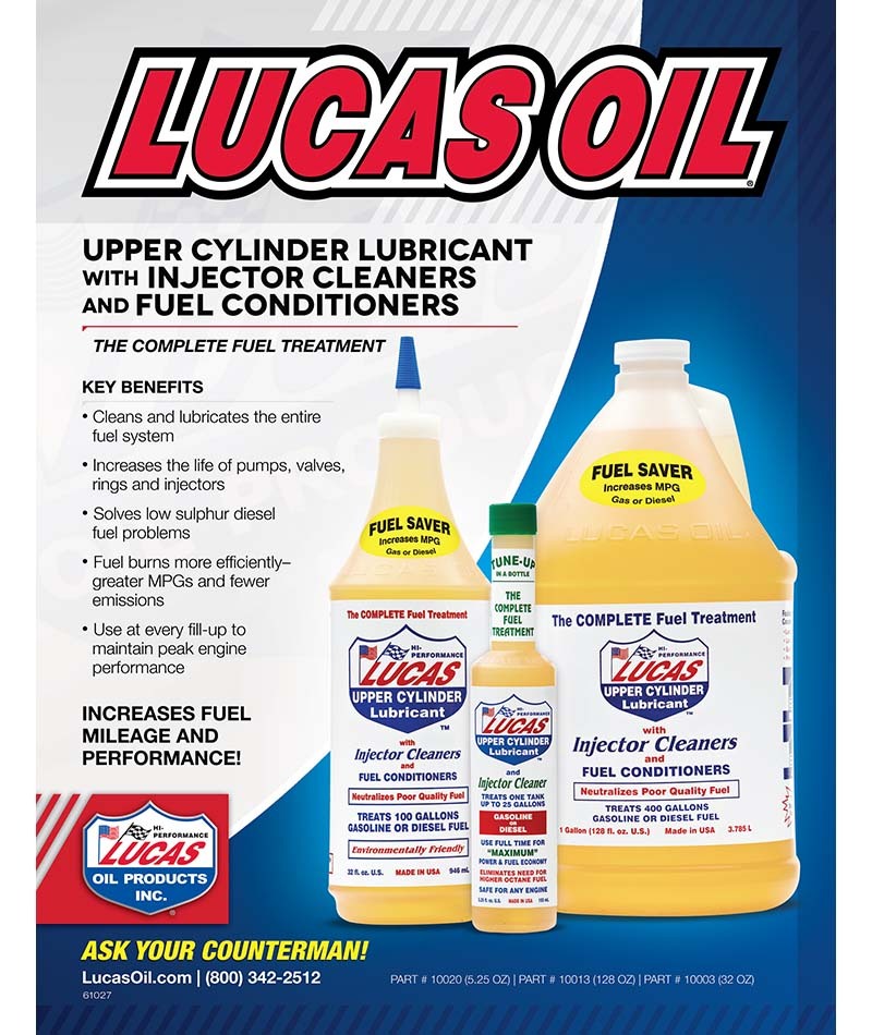 Lucas Upper Cylinder Lubricant & Injector Cleaner Fuel Treatment 3.785L