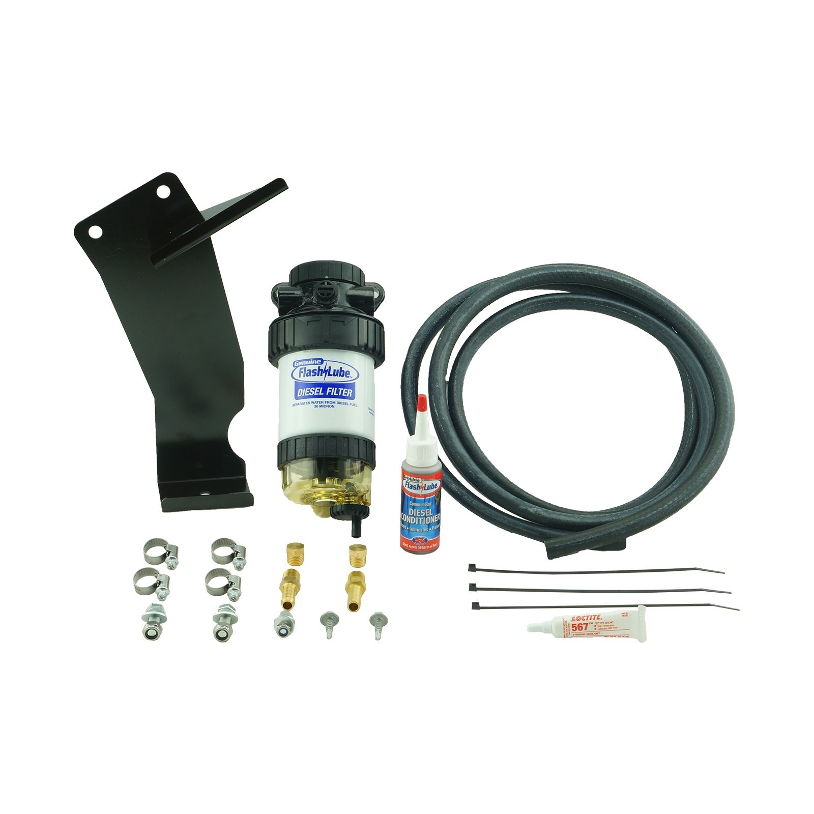 Ford Ranger PK 2.5L WLAT, PX 3.0L WEAT - Flashlube Diesel Fuel Water Separator Kit