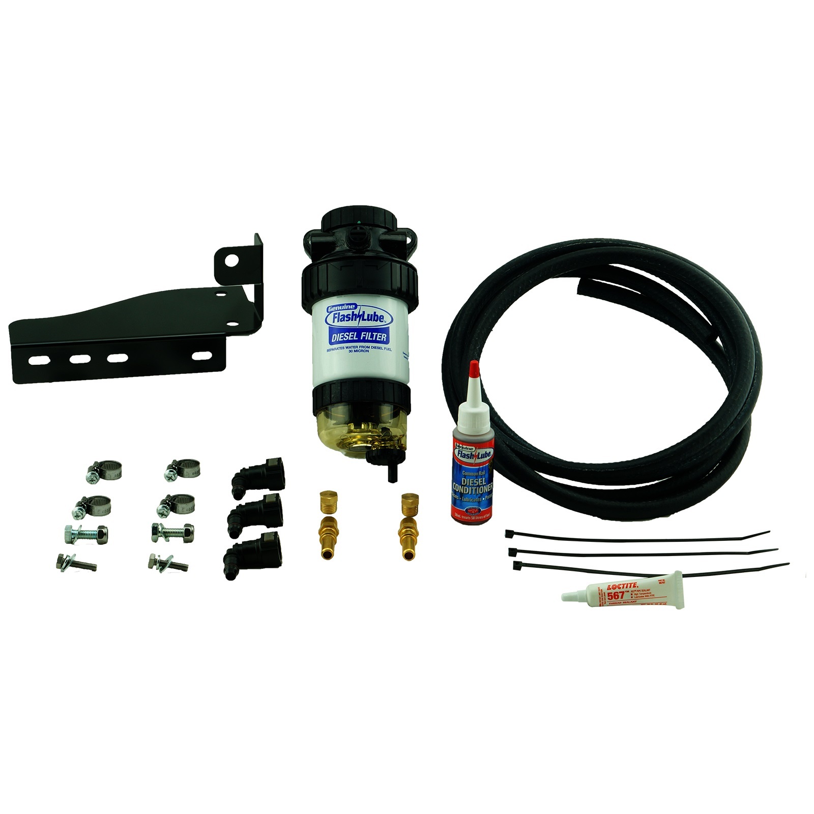Nissan Navara D40 V6 ST-X550 - Flashlube Diesel Fuel Water Separator Kit