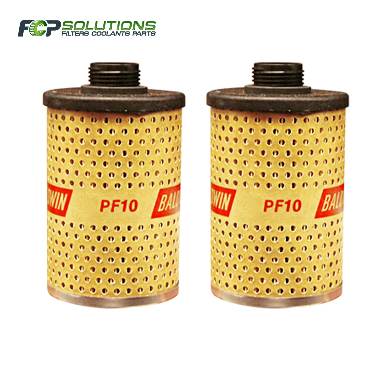 2 X Baldwin PF10 Fuel Filter - Xref with FF246, P550634, PF10N, HA7S ...