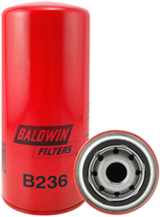 B236 Baldwin Lube Filter - Fits Atlas Copco Compressors, Bomag, Case, Caterpillar, Demag, Deutz, John Deere