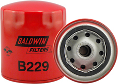 B229 Baldwin Lube Filter - Fits Case Equipment, David Brown, Isuzu Engines, Toyota Automotive, Light-Duty Trucks