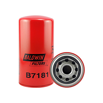 B7181 Baldwin Oil Filter - Fits Cummins, Daewoo, Komatsu + More Xref 65055105015, 6735515143, 3977910