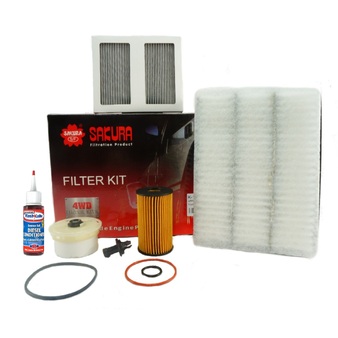 Sakura Filter Service Kit K-11520 for Toyota Landcruiser VDJ70 Series 4.5L TD1VD-FTV