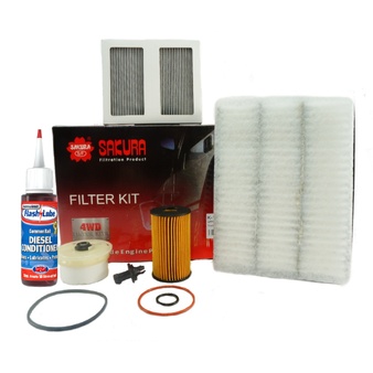 Sakura Filter Service Kit K-11520 for Toyota Landcruiser VDJ70 Series 4.5L TD1VD-FTV