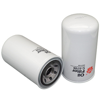 C-5708 Sakura Oil Filter Fits JCB + Hyundai & more Xref: P550428, LF3970, B7177, 3937736