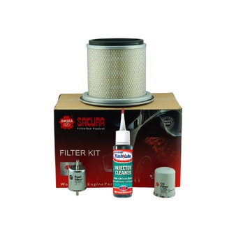 Nissan Patrol GU 4.5L Y61 TB45E 12/97-10/01 Air, Fuel, Oil Filter Service Kit Sakura K-18210