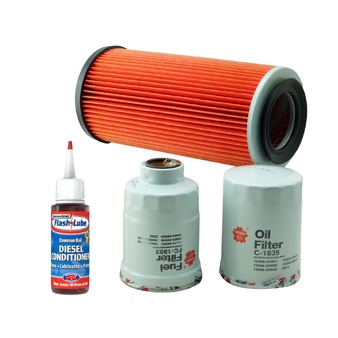 Nissan Patrol RX ST GQ 2.8L RD28T 1994-1997 Air, Fuel, Oil Filter Service Kit Sakura K-18220