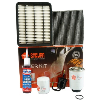 Toyota Landcruiser Prado GDJ150 GDJ151  2.8L 1GDFTV 08/15 on Filter Service Kit Sakura K-11410