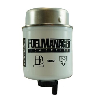 Fuel Manager 31863 30 Micron Diesel Fuel Water Separator Replacement Filter Element Xref FDF3.6 FM31863