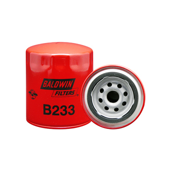 B233 Baldwin Oil Filter - Fits Chrysler, Ford, Toyota, Volkswagen Automotive, Light-Duty Trucks, Vans, Agco, Bobcat