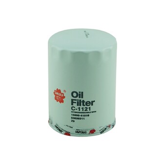 C-1121 Sakura Oil Filter - Fits Toyota, Ford, Mazda + More Xref: HDZ9, Z9, WLF2-14-302, AFL1MC