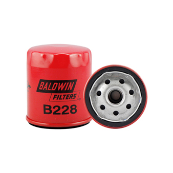 B228 Baldwin Oil Filter - Fits Atlas Copco Compressors; Audi, BMW, GM Automotive; Bobcat, Claas, Gehl Equipment, Deutz Engines