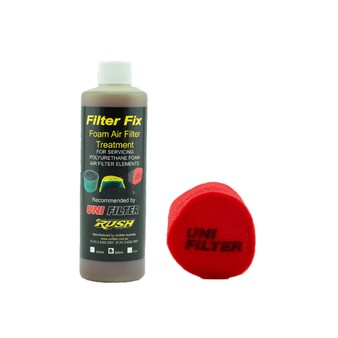 Unifilter Safari Snorkel 4 Inch (100mm) Stainless Steel Pre Cleaner Filter & Filter Oil Combo Pack