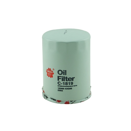 C-1819 Sakura Oil Filter - Fits Nissan + More Xref: Z503, P557780, 15208-43G00