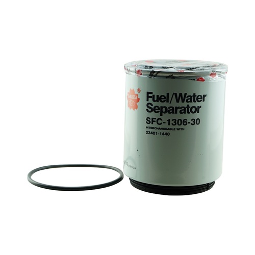 SFC-1306-30 Sakura Fuel Water Separator Filter - Fits Hino, Ford, New Holland + More Xref: 23401-1440, R60P, Z826