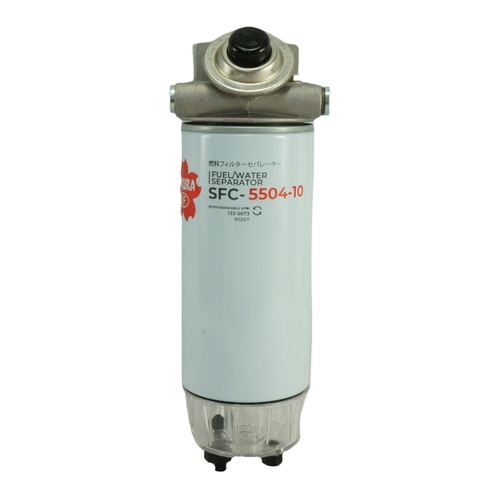 Sakura Fuel Water Separator 10 Micron Flows 454 LPH. SFC5504-10, FM79121, FB1813