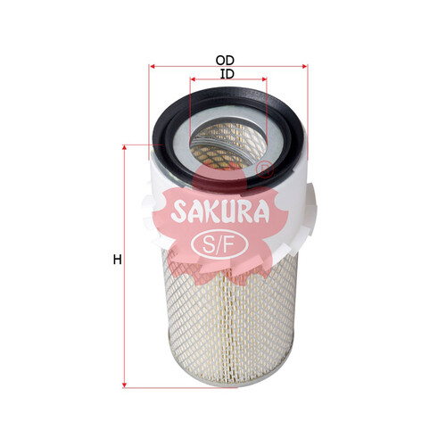 FAS-1014 Sakura Air Filter Fits Mitsubishi, Nissan + more XRef: HDA5667, WA863, RAF97, P812607, HDA5866, AF807K, 