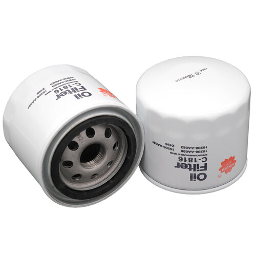 C-1816 Sakura Oil Filter - Fits Isuzu + Subaru Xref: WZ495NM, LF3692, 15208AA020, Z495