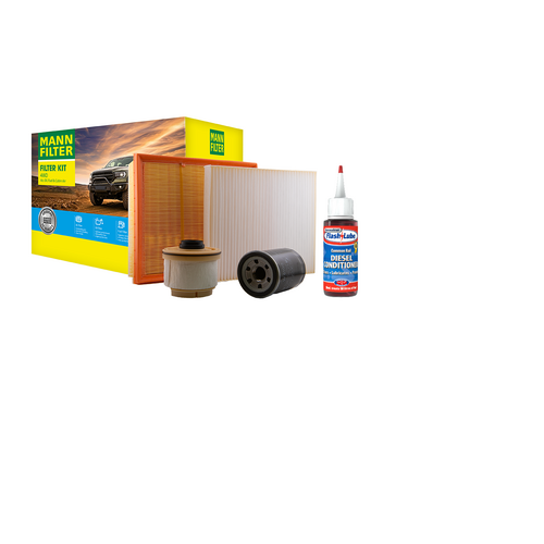 Isuzu D-MAX /MU-X TF/LS 3.0L 4JJ1-TC 2012-On Air, Fuel, Oil, Cabin Filter Service Kit Sakura K-15310