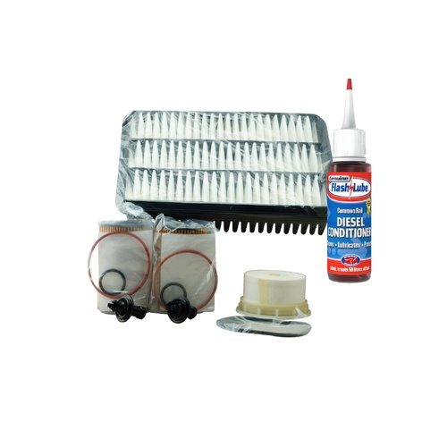 Toyota Landcruiser VDJ200R 4.5L T/TDI 1VD-FTV 1x Air 1x Fuel 2x Oil Filter Service Kit